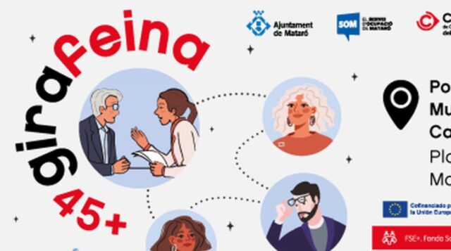 Cartell GiraFeina+45 (Ajuntament de Mataró)