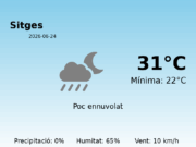 Predicció meteorològica: Sitges, 24 de Juny de 2026