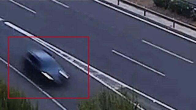 Imatge del conductor fugit a Sitges per la C-32 (Mossos d'Esquadra)