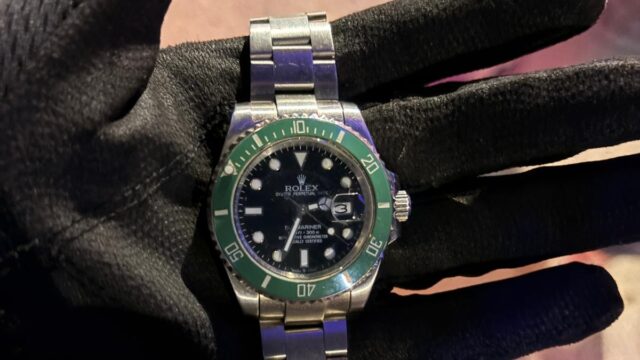 Imatge del Rolex robat d'una estrebada a Sitges (Mossos d'Esquadra)